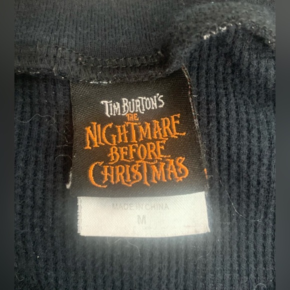 Nightmare Before Christmas Long Sleeve Tee - Black - Picture 6 of 7